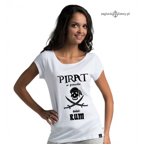 Koszulka damska PIRAT w proszku :-)