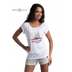 Koszulka damska biała Sailing Team