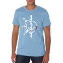 Koszulka męska Żeglarskie Klimaty błękitna - STER (tylko rozmiar S)