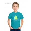 Koszulka dziecięca premium OPTIMIST 5-14 lat (turkus)