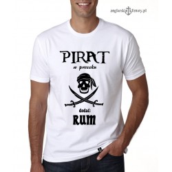 Koszulka męska PIRAT w proszku :-)