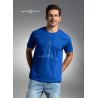 Koszulka męska premium niebieska BOAT 3D